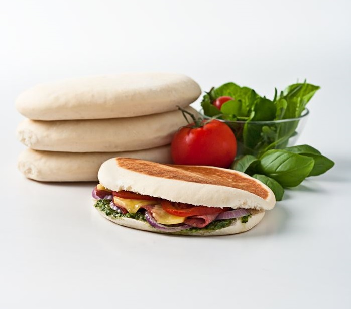 Panini Plain 40/Ctn. French Bakery, Christchurch NZ.